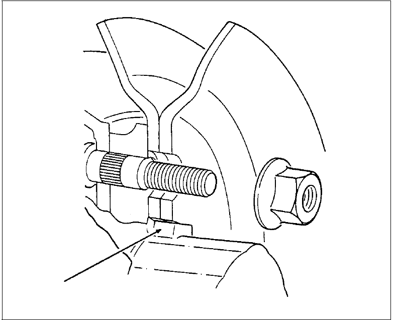 Hub pilot stud